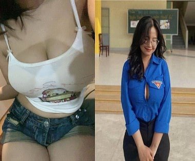 A estudante se ofereceu para jogar pornografia com um grande busto